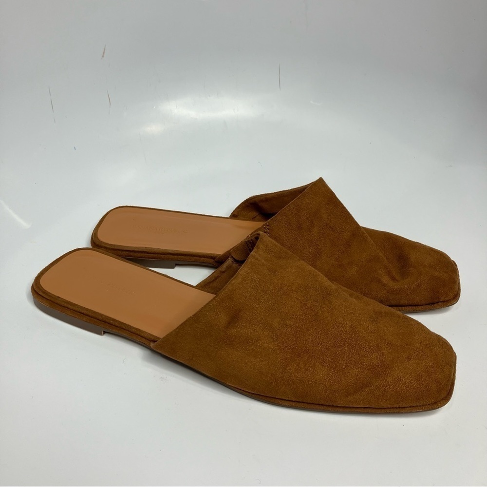 Banana Republic factory soft mules‎ cognac size 10